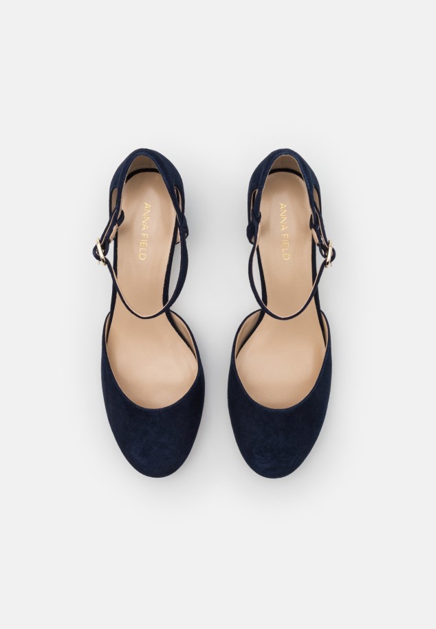 Gabor Leather - Classic Heels Dark Blue