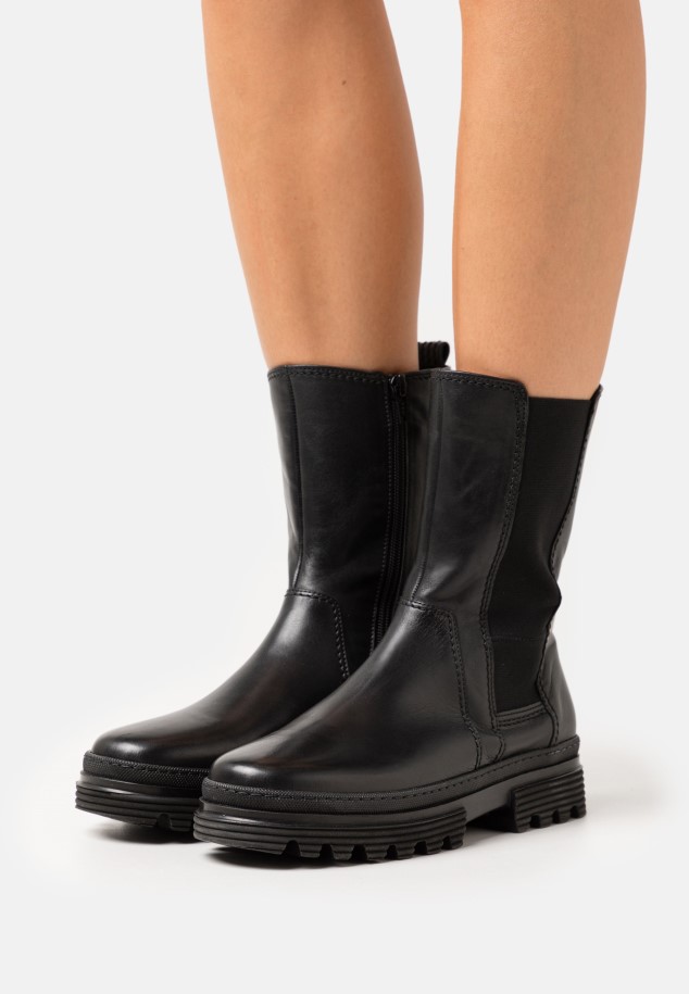 Platform Ankle Boots Gabor Dark Indigo