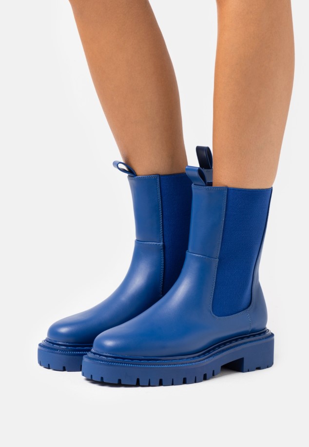 Platform Ankle Boots Gabor Dark Indigo