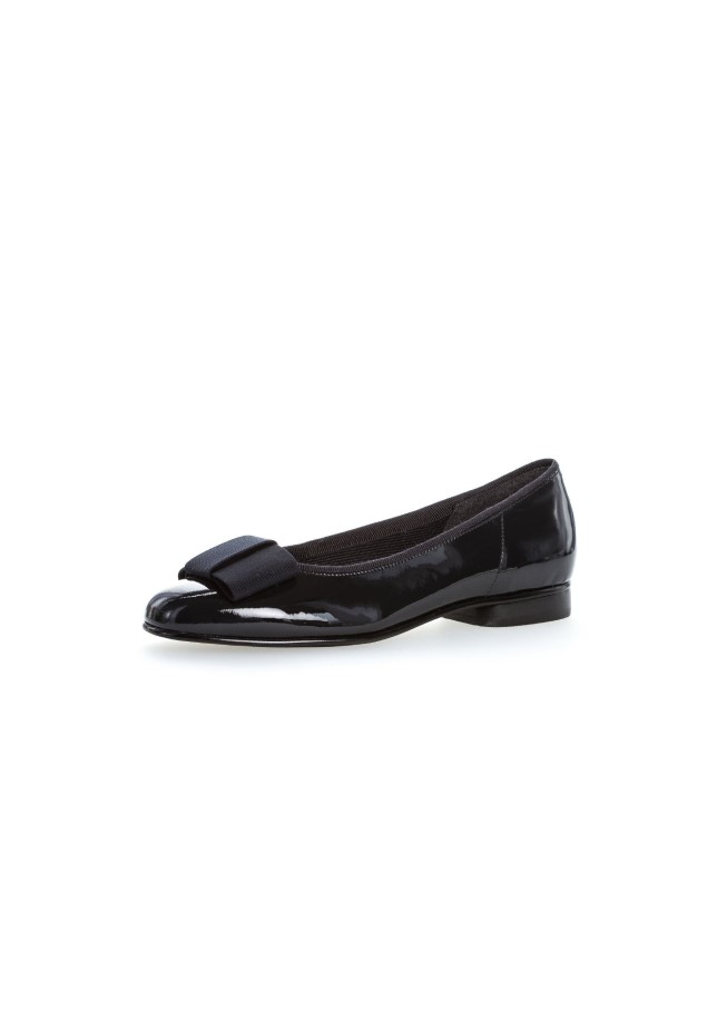 Gabor Dark Blue Ballet Pumps