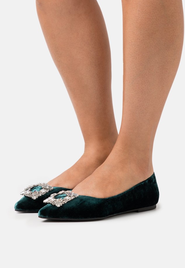 Gabor Dark Blue Ballet Pumps