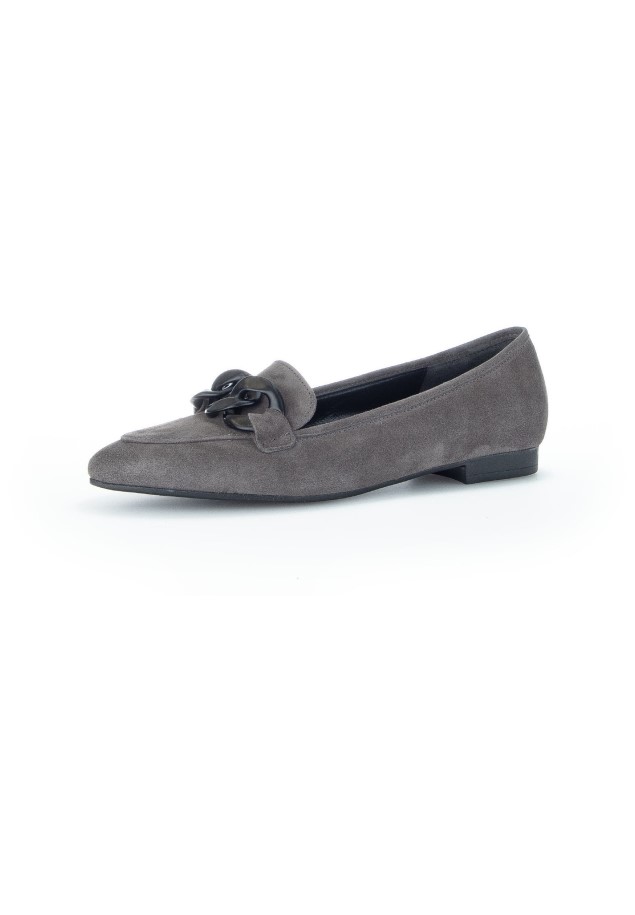 Gabor Dark Blue Ballet Pumps