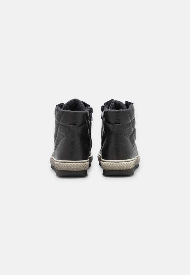Black Gabor High-Top Trainers