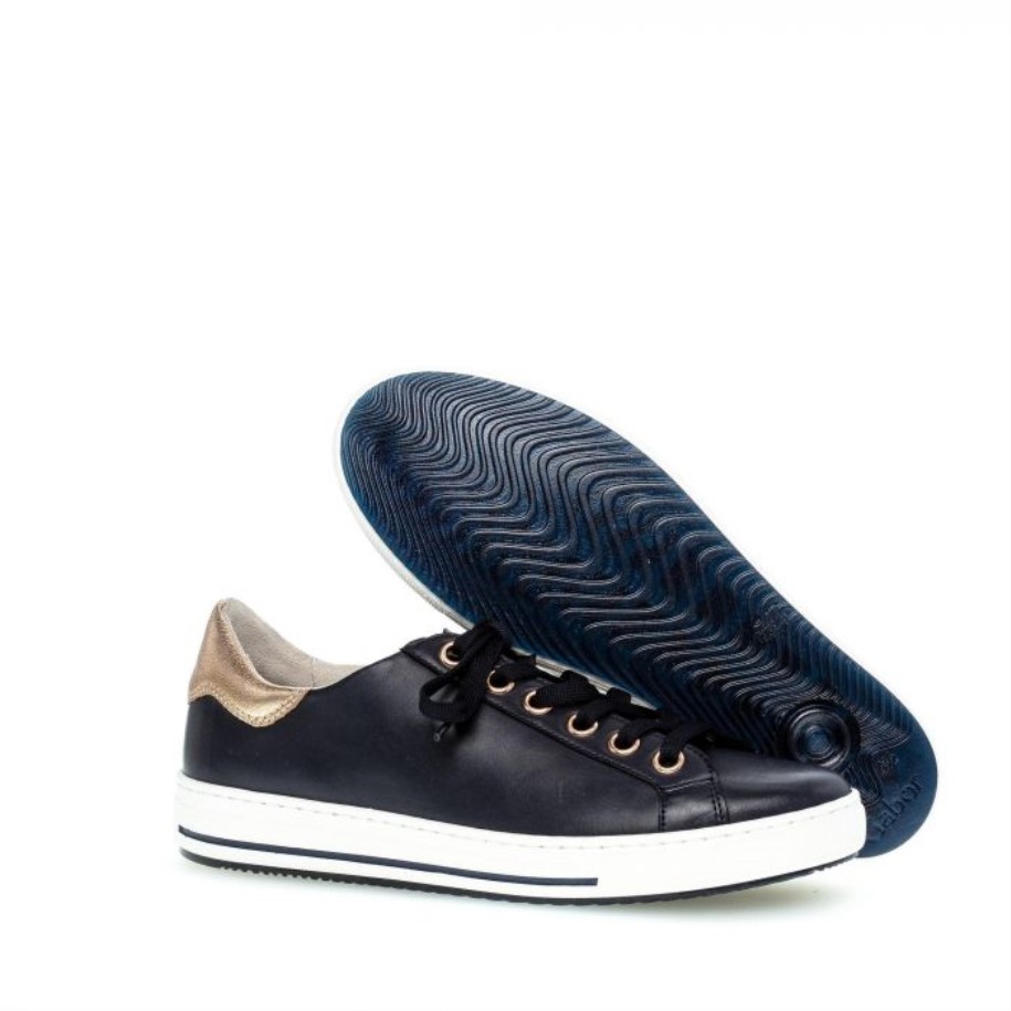 Gabor 46515.66 - Navy And Rose Gold Leather