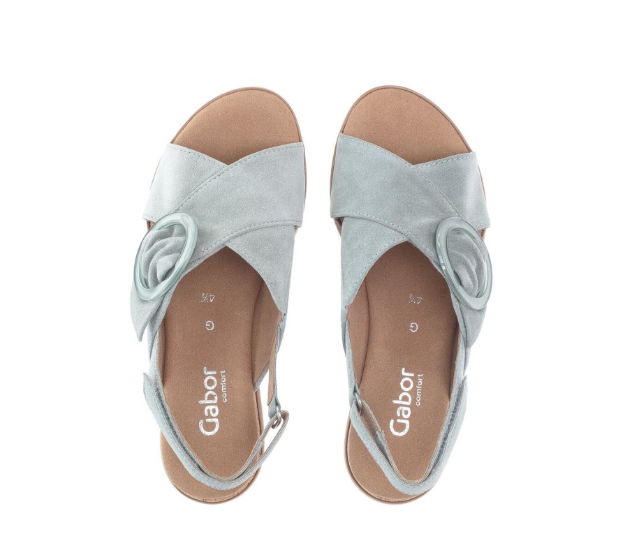 Gabor 62773.40 - Green Suede