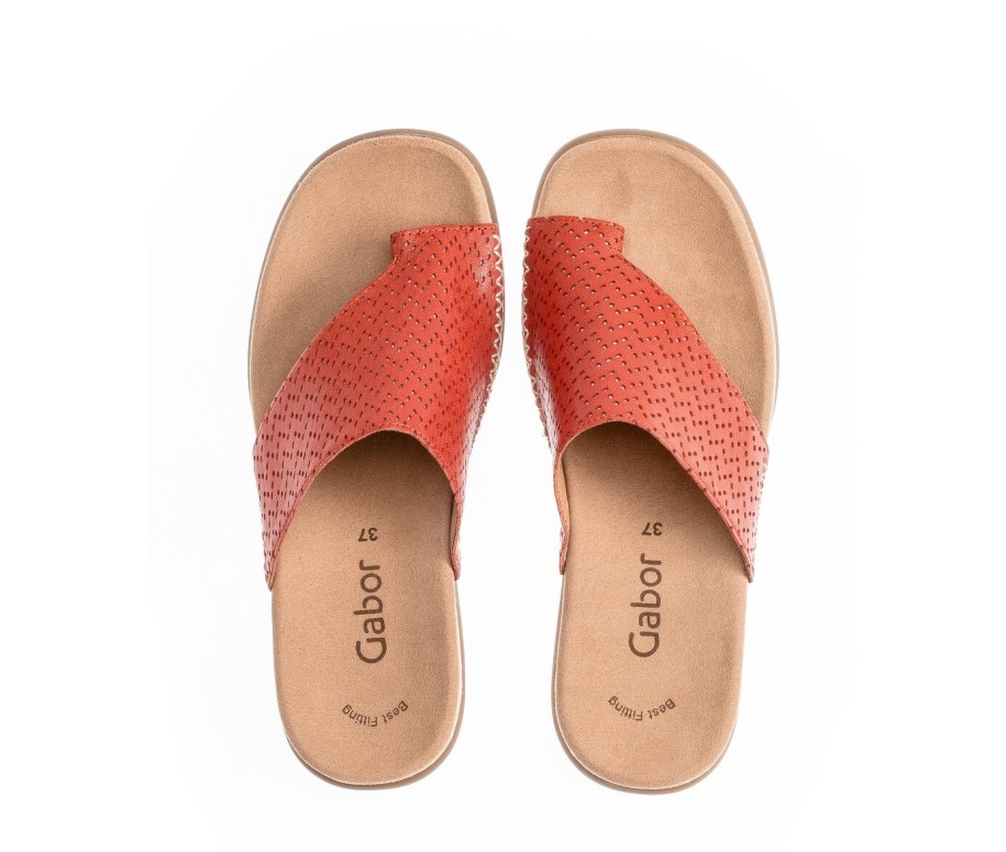 Gabor 63700.35 - Red Smooth Leather