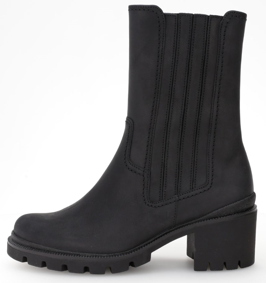 Gabor 72841.27 - Black Oiled Nubuck Leather