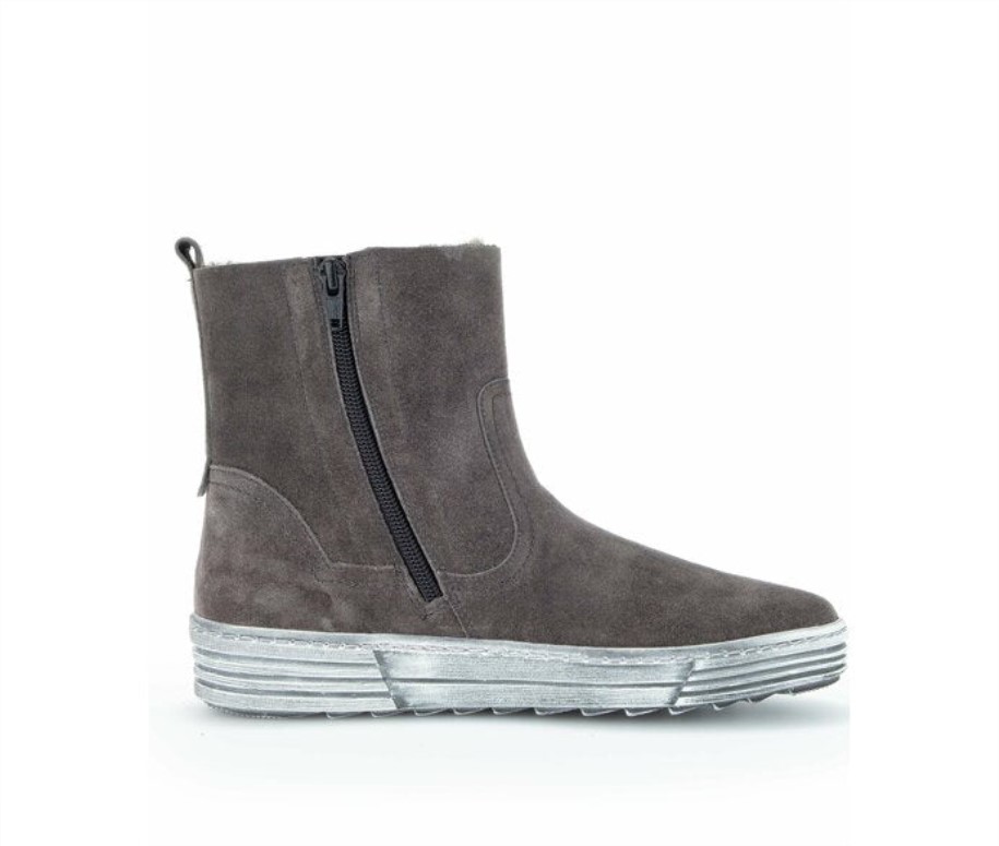 Gabor 73775.19 - Grey Shearling Suede