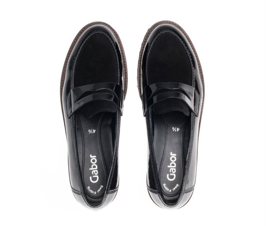 Gabor 75203.77 - Black Patent Leather