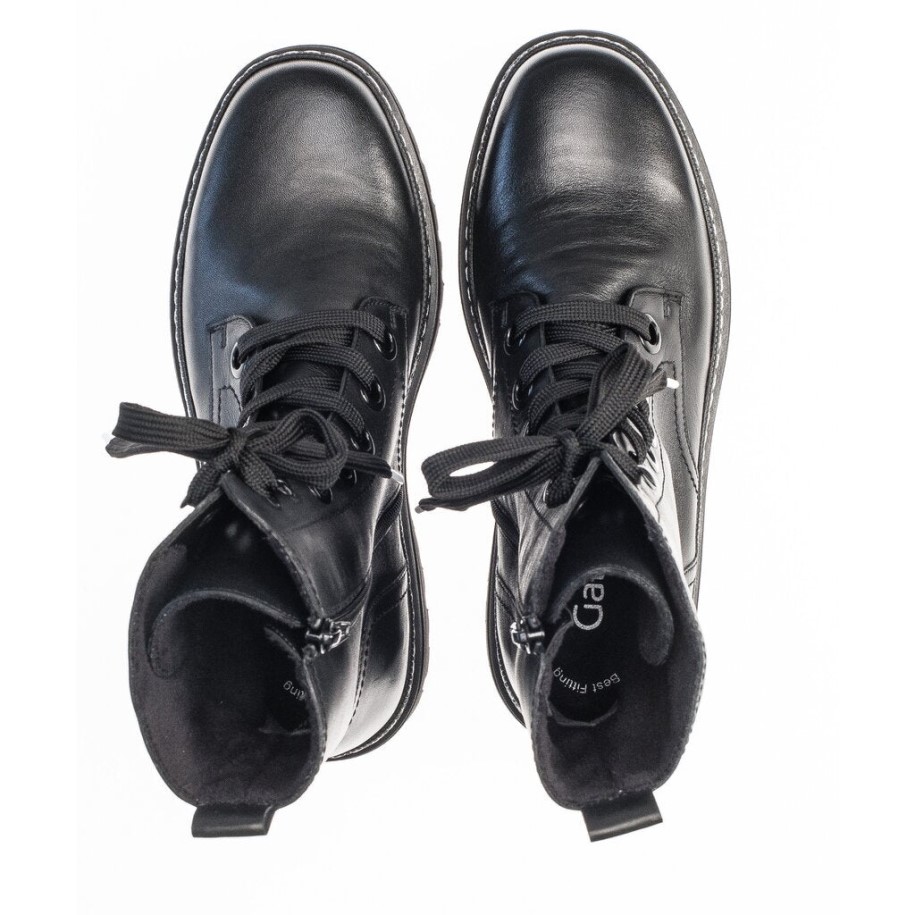 Gabor 91721-27 - Black Smooth Leather