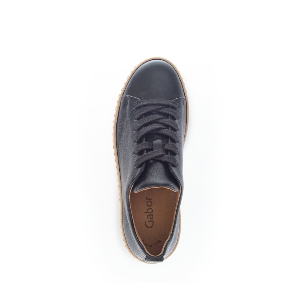 Gabor 93201-27 - Black Smooth Leather