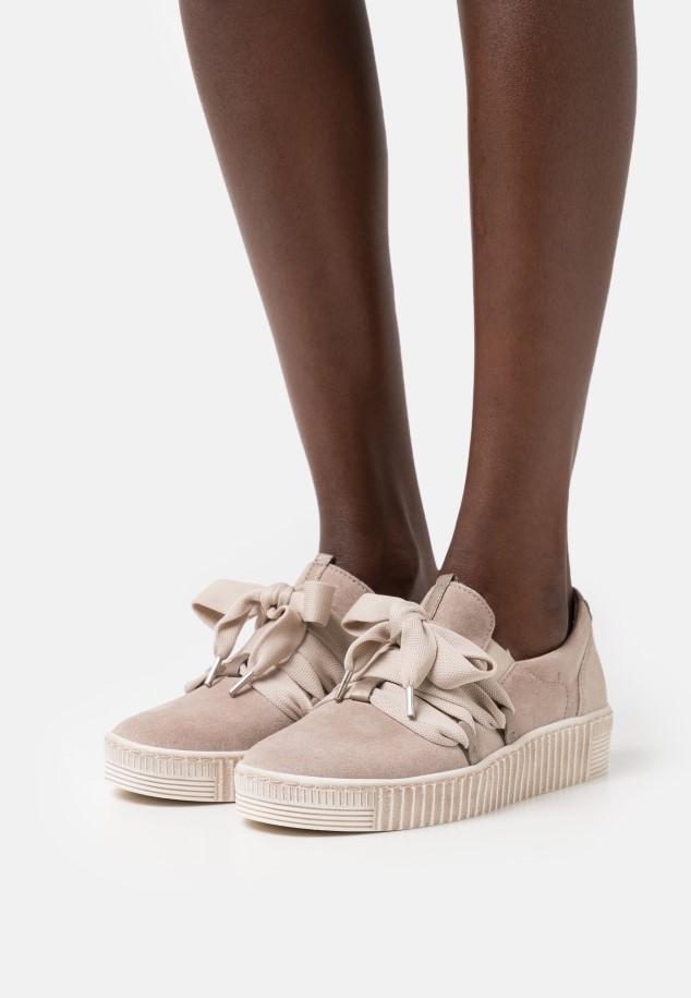 Weiss/Silber Gabor Trainers