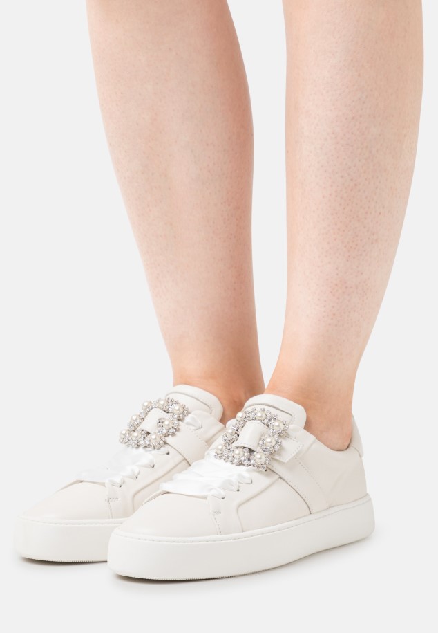 Weiss/Silber Gabor Trainers