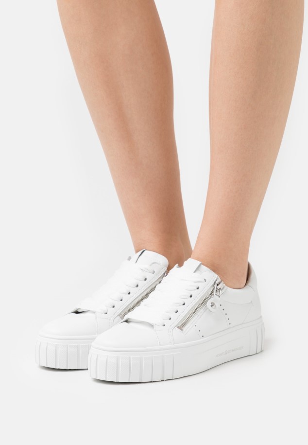 Weiss/Silber Gabor Trainers