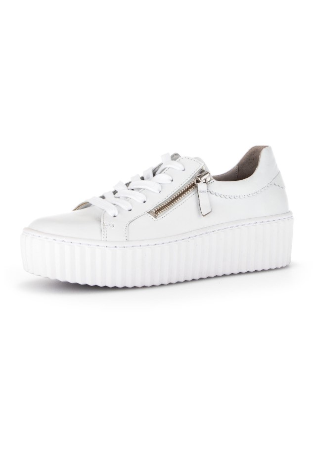 Weiss/Silber Gabor Trainers
