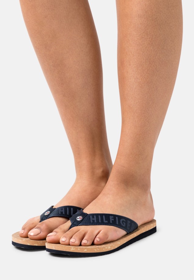 Gabor Night Blue T-Bar Sandals