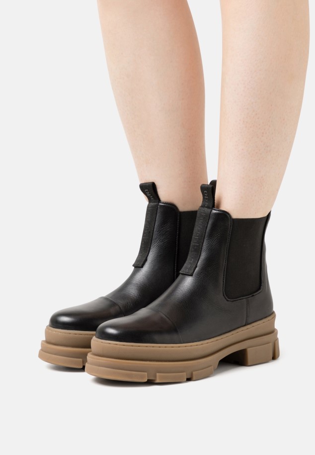 Women Gabor Lace-Up Ankle Boots Black