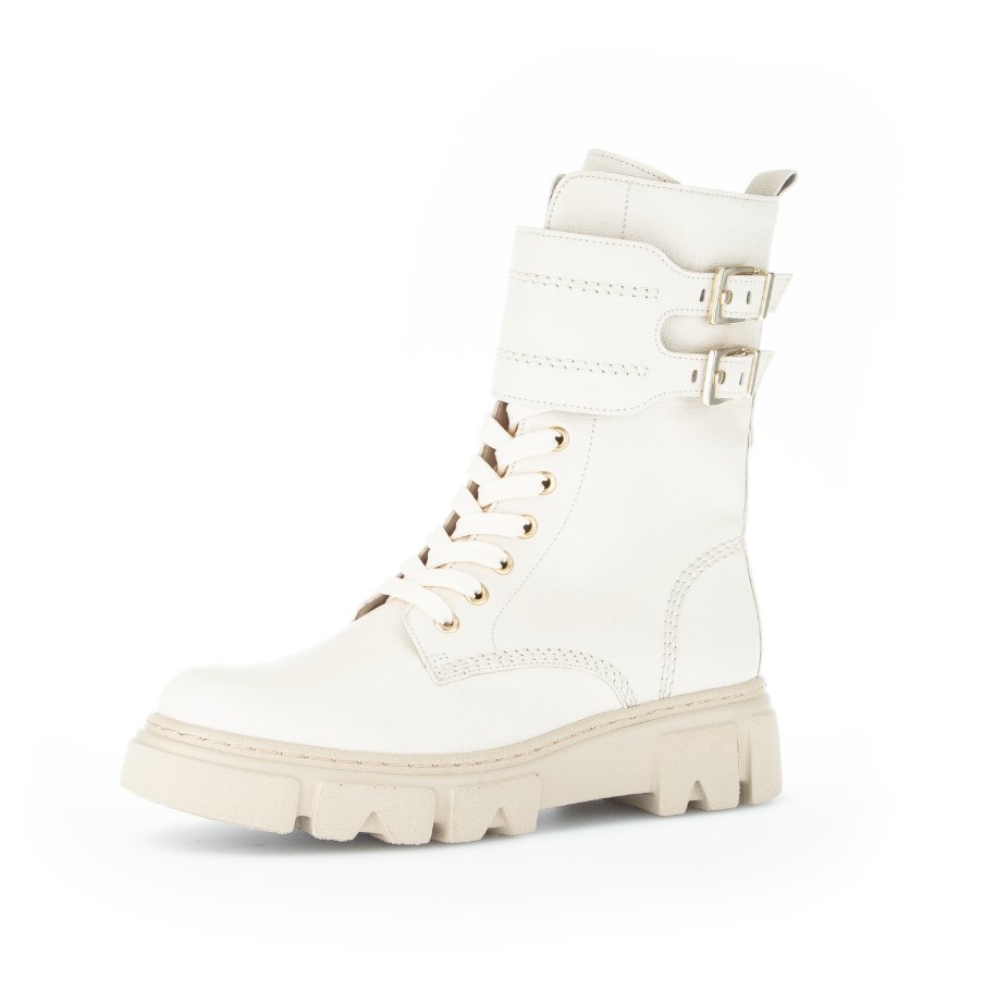 Women Gabor Lace-Up Ankle Boots Black