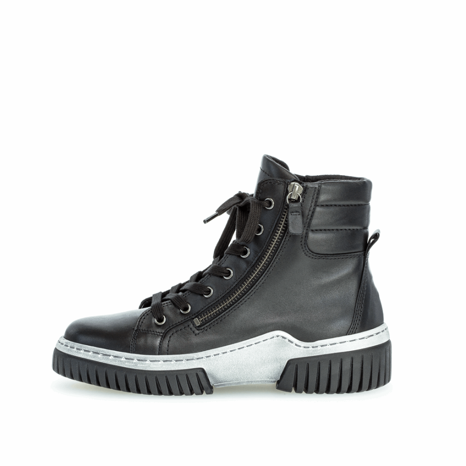 Black Gabor Sneaker Boot