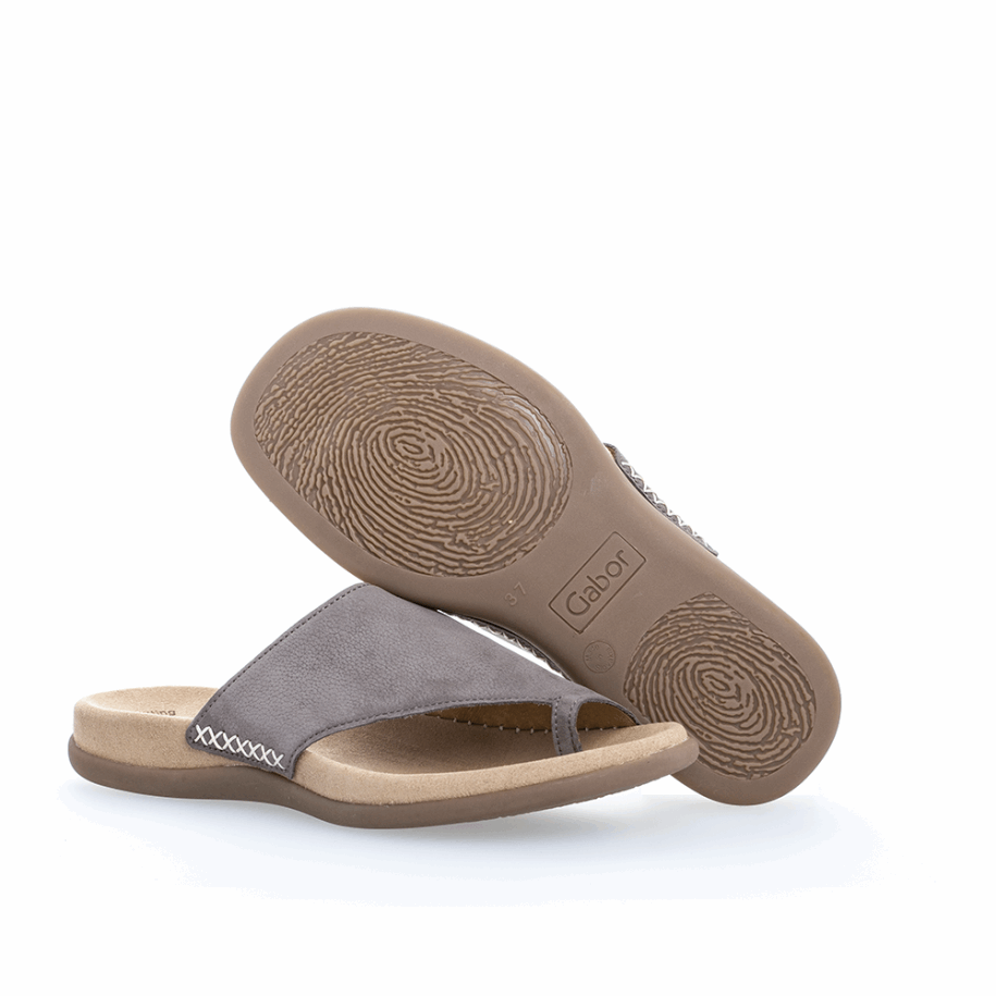 Brown Toeloop Sandal Gabor