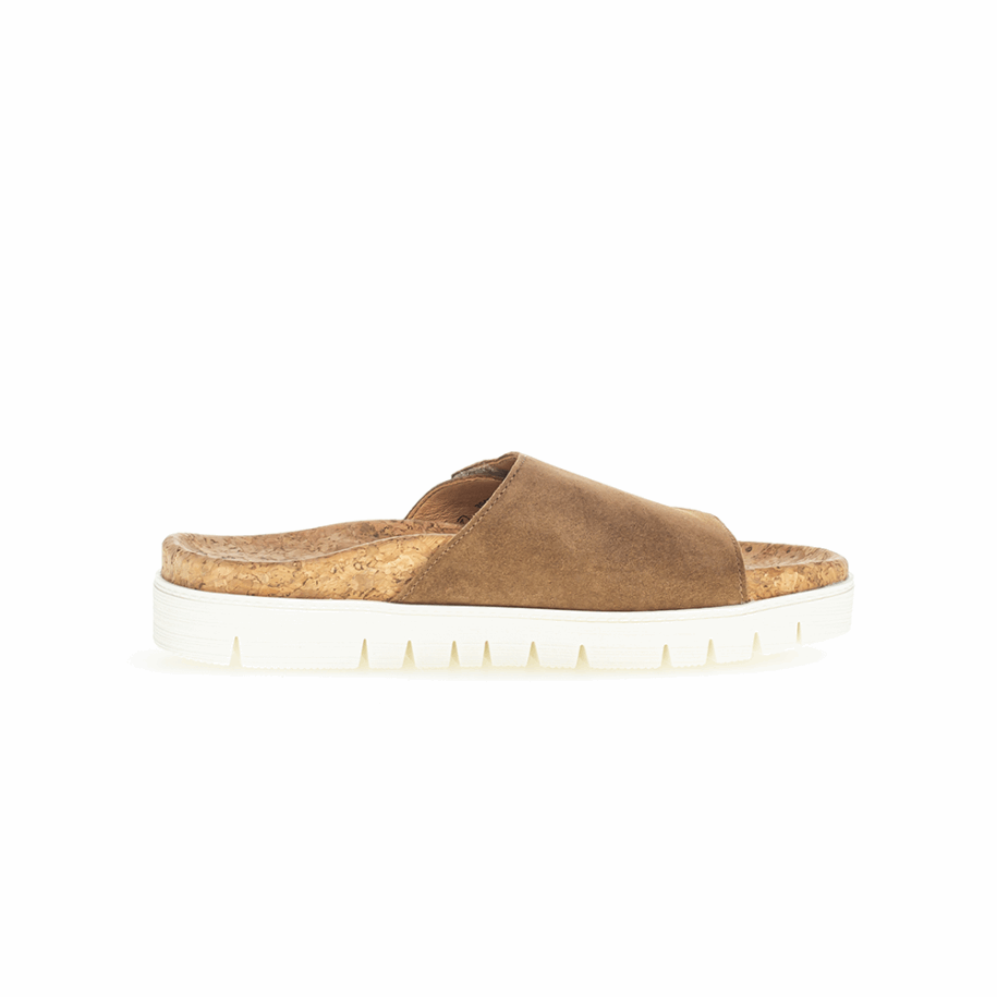 Caramel Gabor Slipon Sandal
