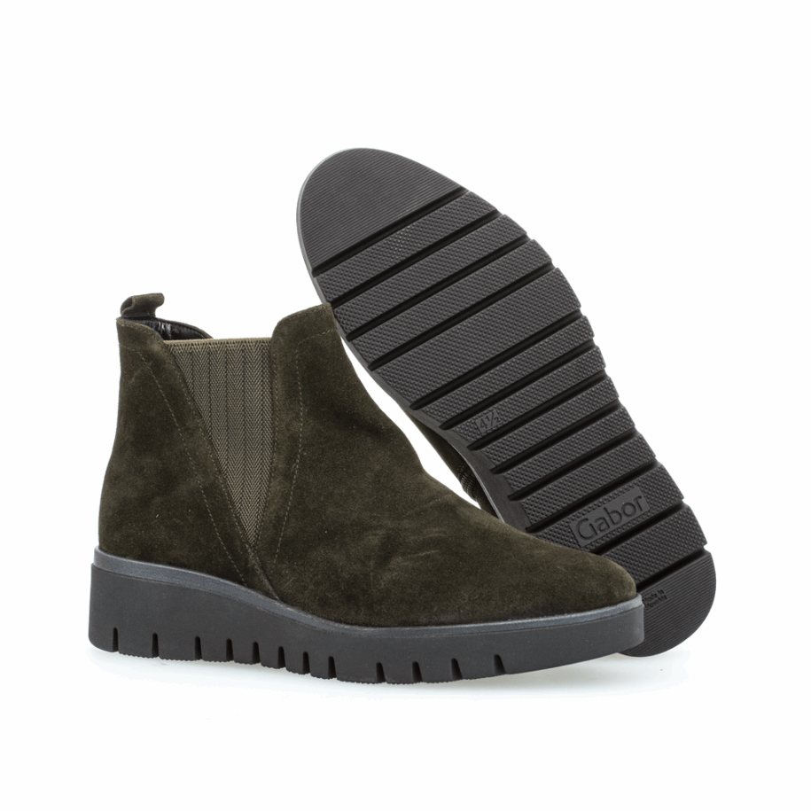 Gabor Chelsea Sneaker Green Army