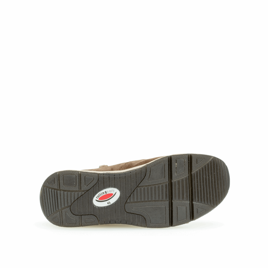 Gabor Laceup Ankle Boot Medium Brown