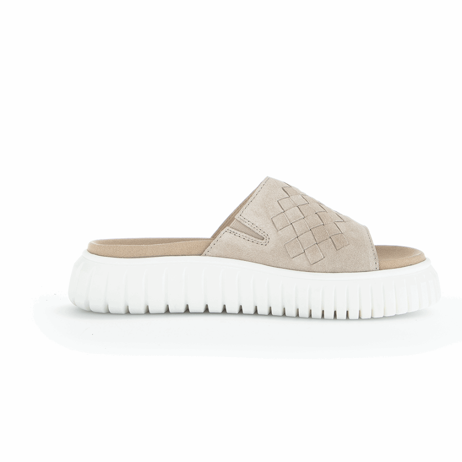 Gabor Slipon Sandal Linnen