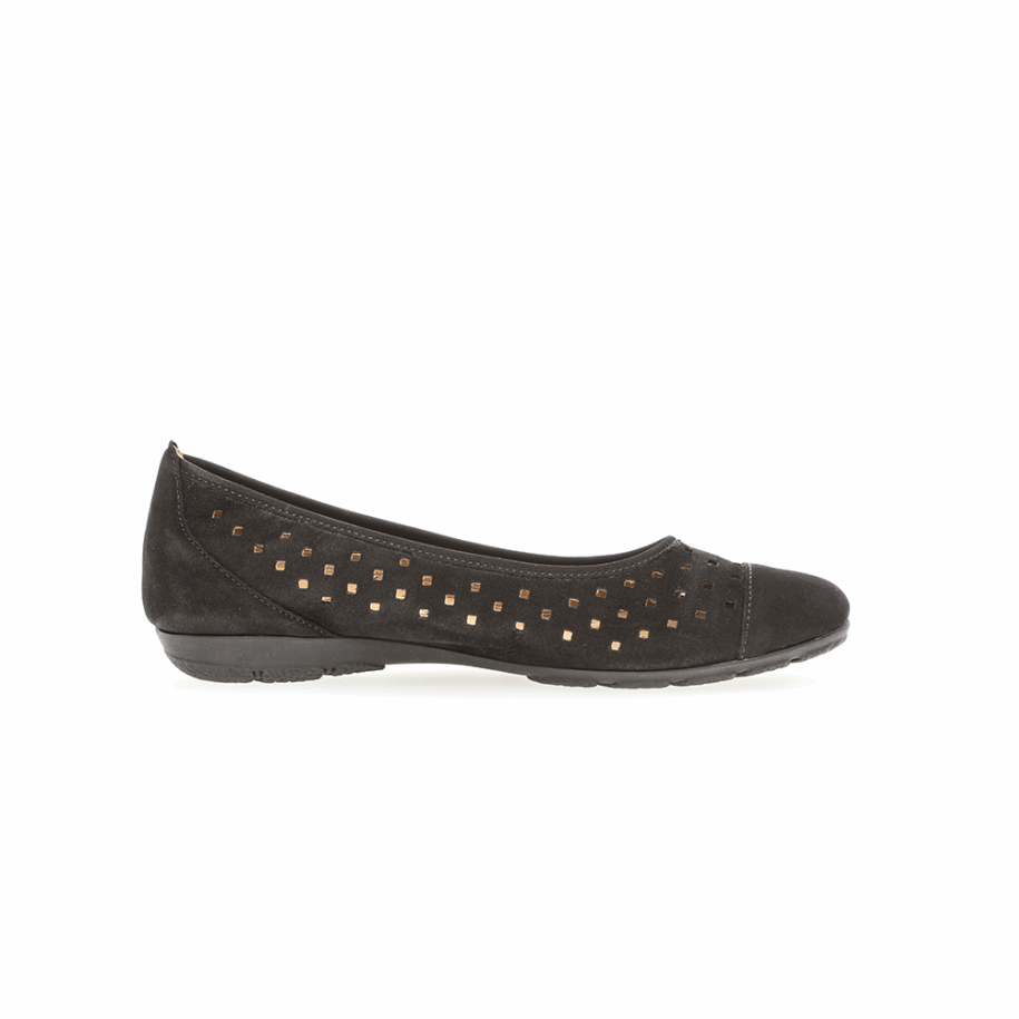 Perf. Balletflat Gabor Black