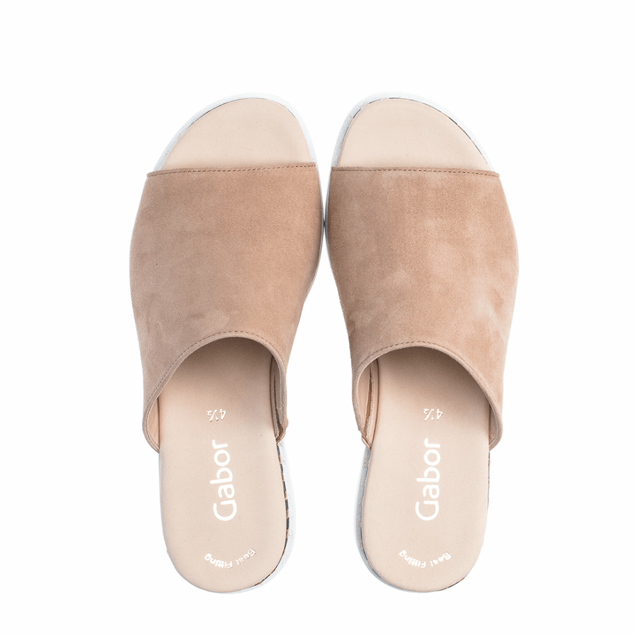 Platform Slipon Sandal Gabor Caramel