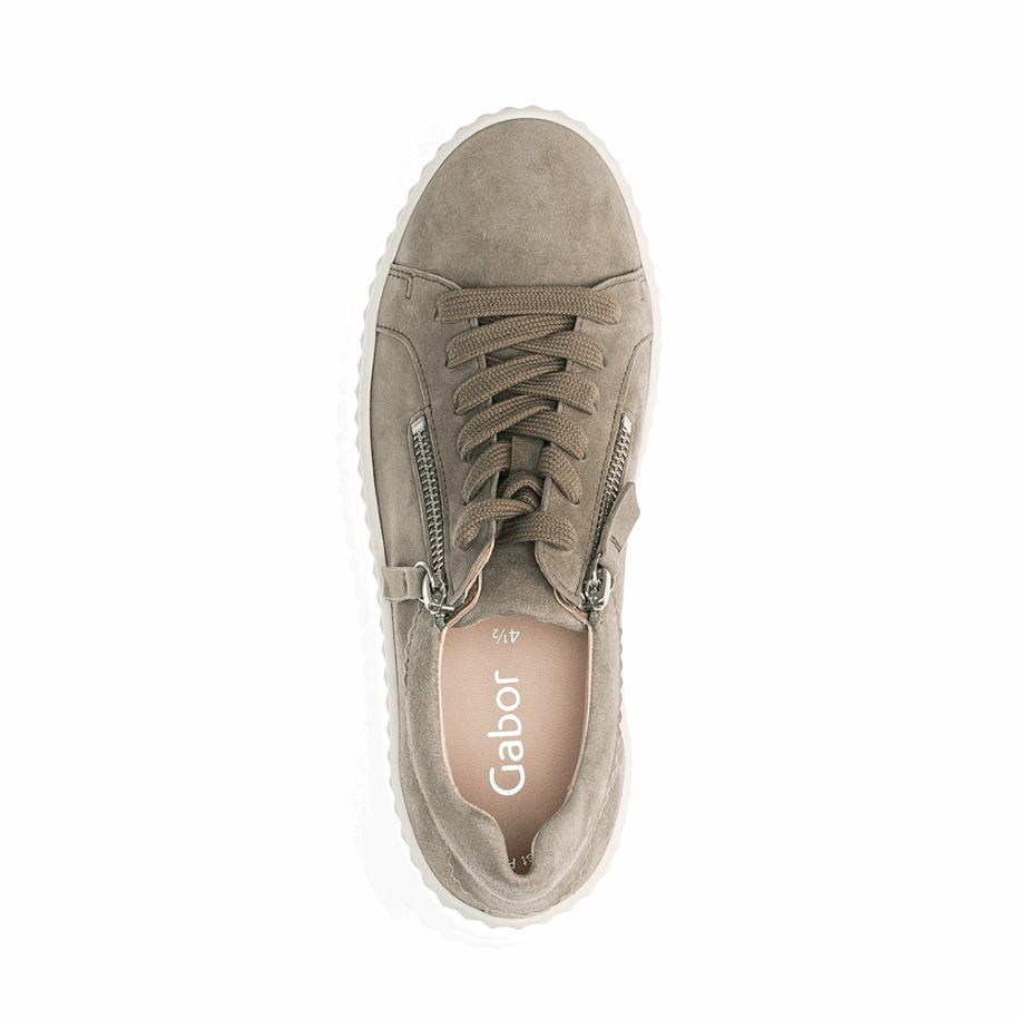 Platform Sneaker Gabor Beige