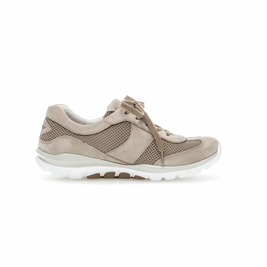 Rolling Soft Trainer Beige/Mesh Gabor