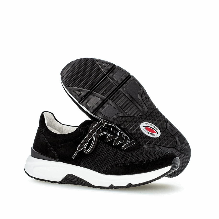 Rolling Soft Trainer Black Gabor