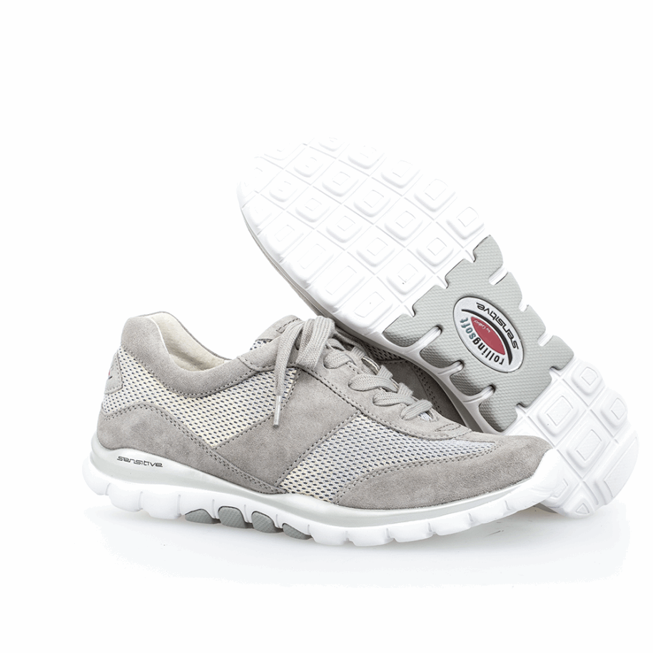 Rolling Soft Trainer Gabor Grey/Mesh