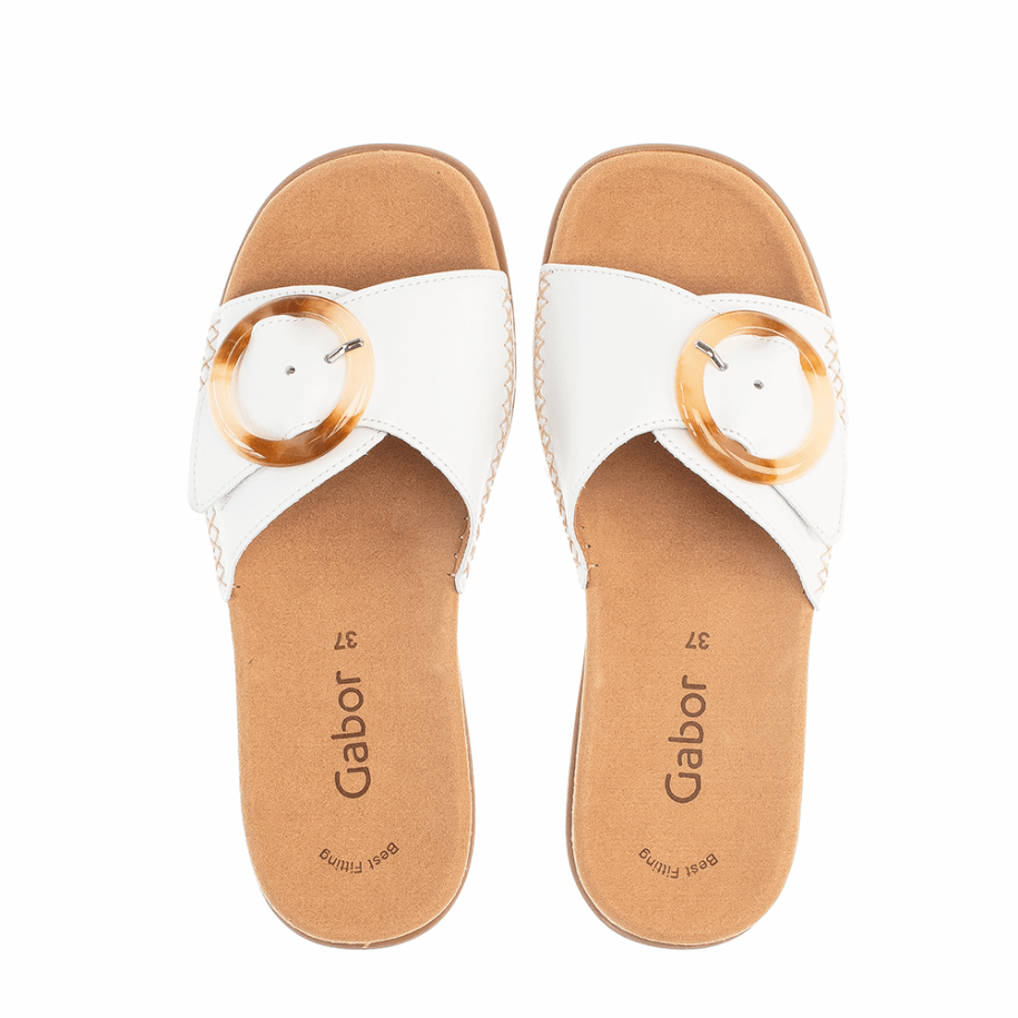 Slipon Sandal Gabor White