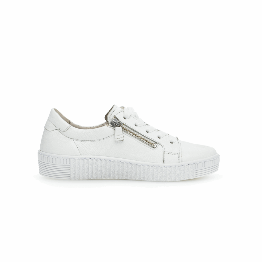 White Gabor Sneaker