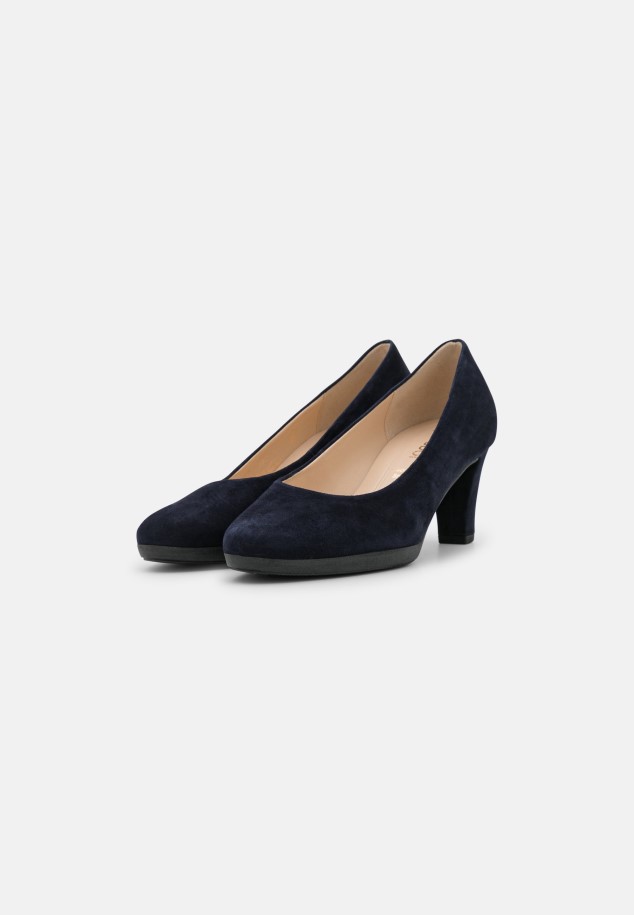 Dark Blue Gabor Classic Heels Women