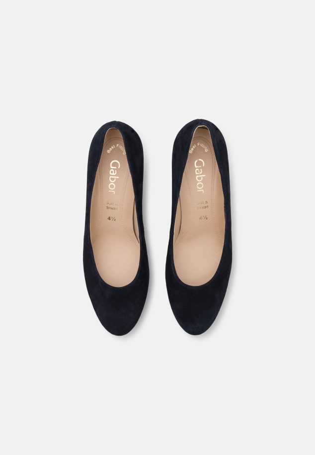 Dark Blue Gabor Classic Heels Women