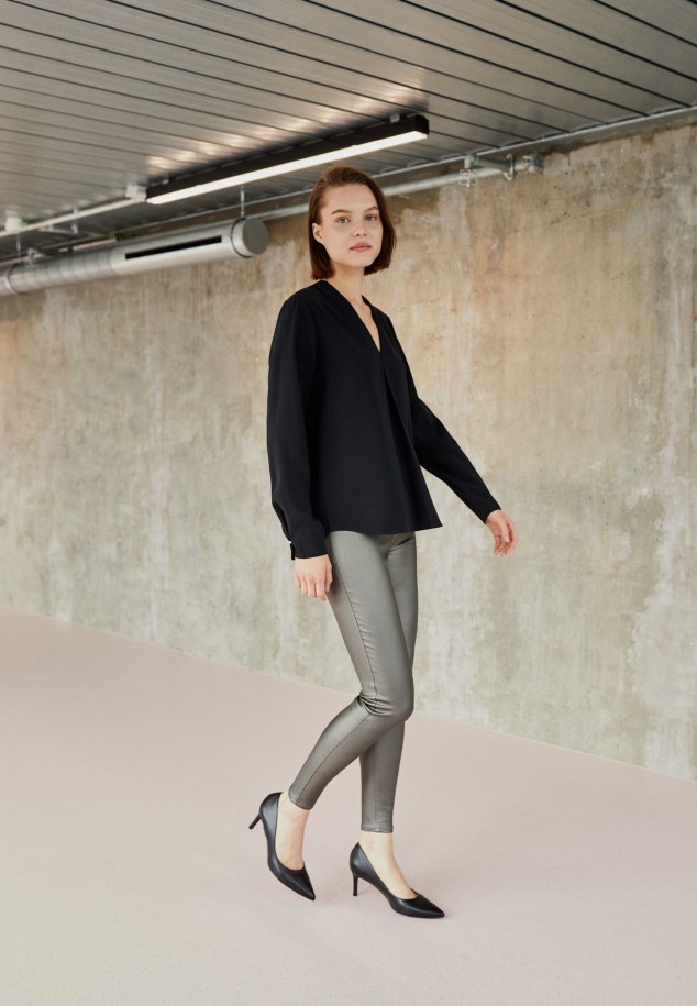 Black Lanette Leather Pump - Classic Heels Gabor