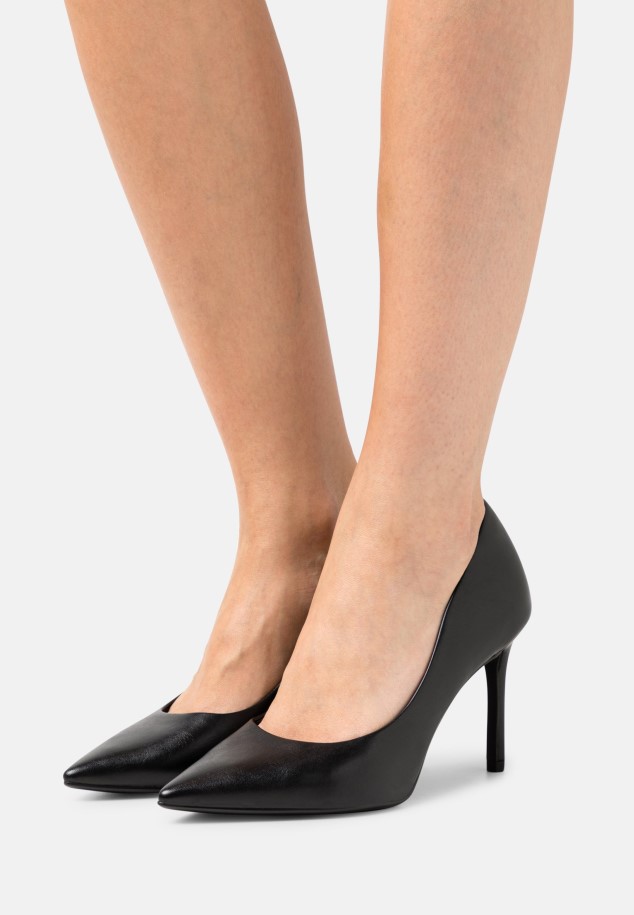 Black Lanette Leather Pump - Classic Heels Gabor