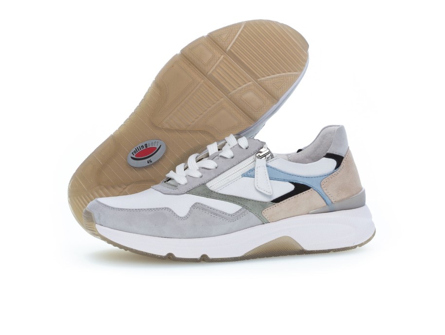 Gabor Rolling Soft 86.896.52 Acro - White Lt Grey Pino