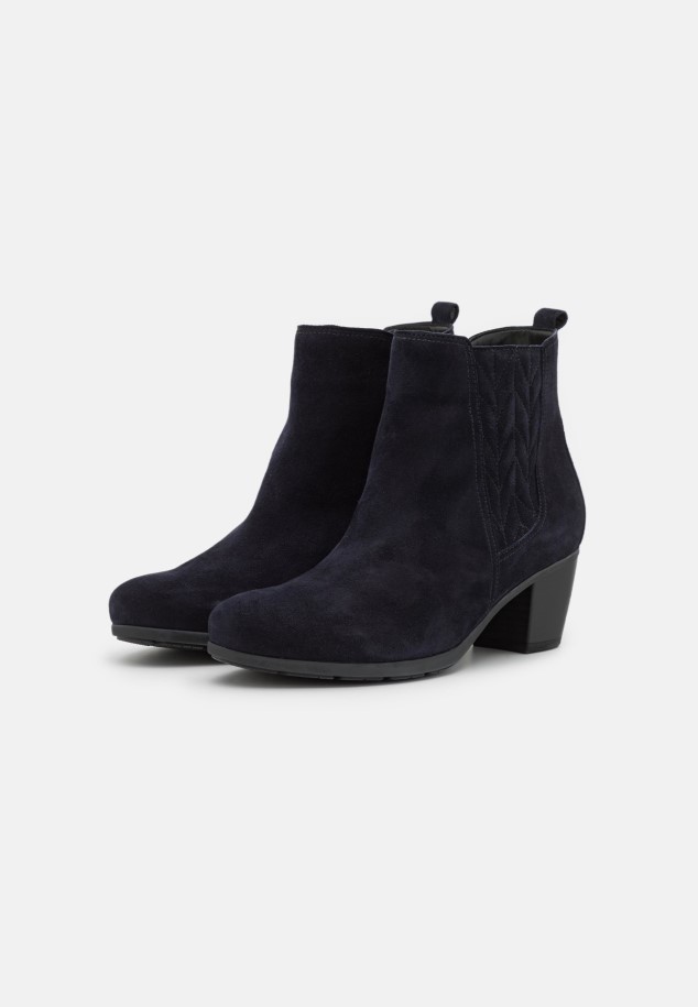 Dark Blue Classic Ankle Boots Gabor