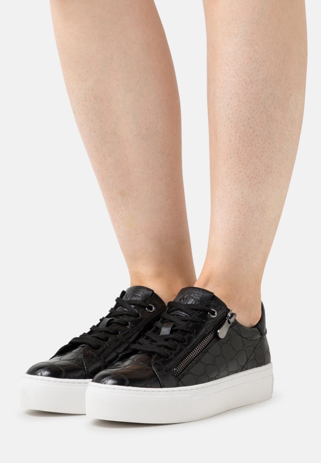 Platform Ankle Boots Pazifik/Blau/Natur Gabor