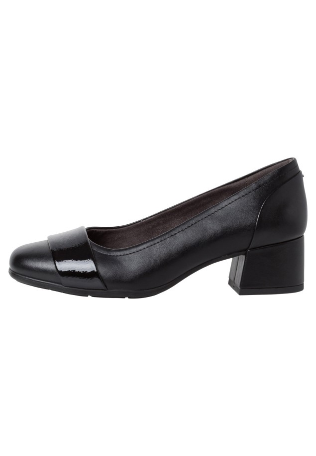 Leather Comfort - Classic Heels Black Gabor
