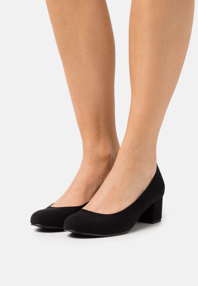 Leather Comfort - Classic Heels Black Gabor