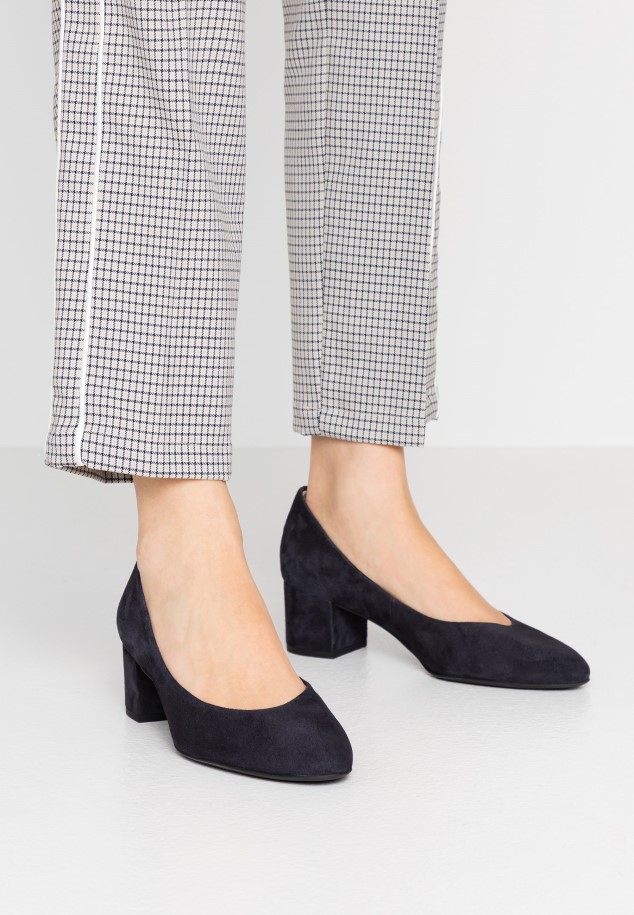 Leather Comfort - Classic Heels Black Gabor