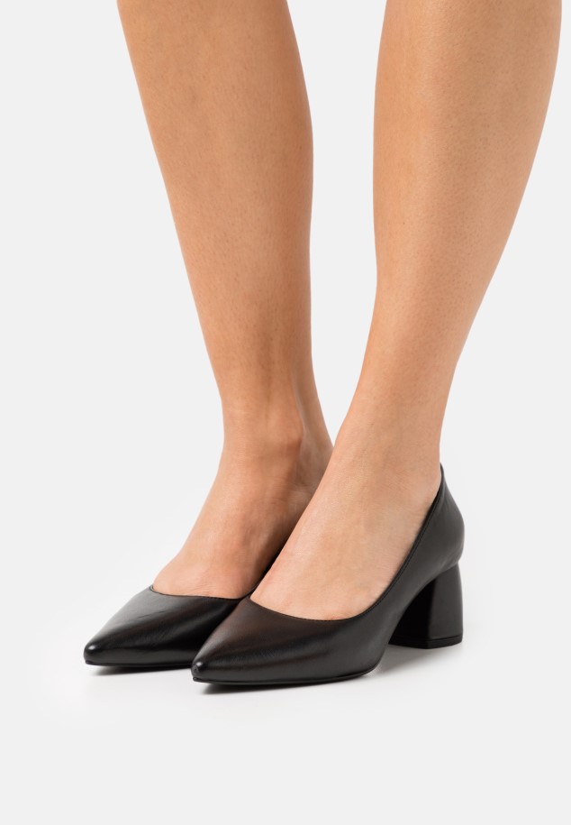 Leather Comfort - Classic Heels Black Gabor