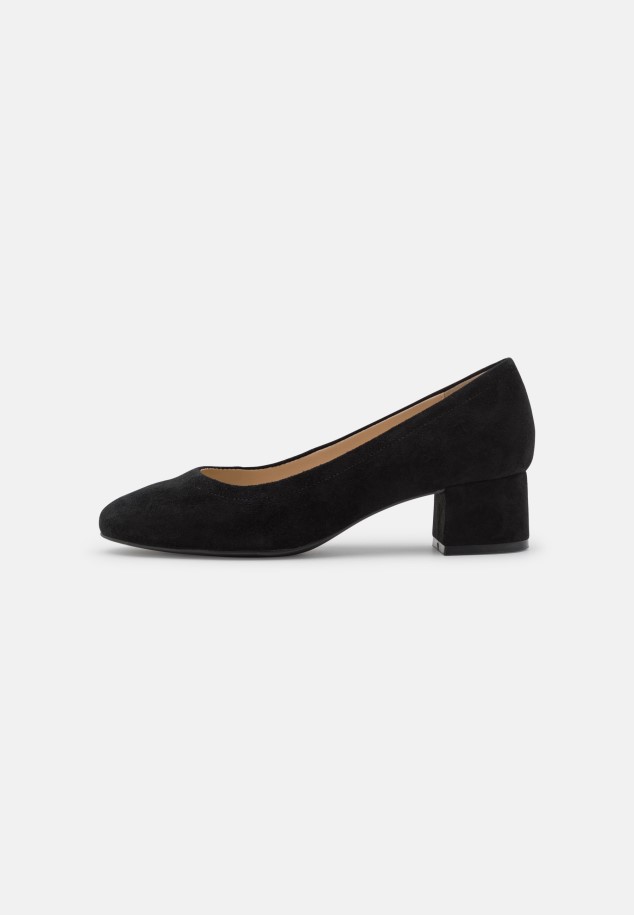 Leather Comfort - Classic Heels Black Gabor