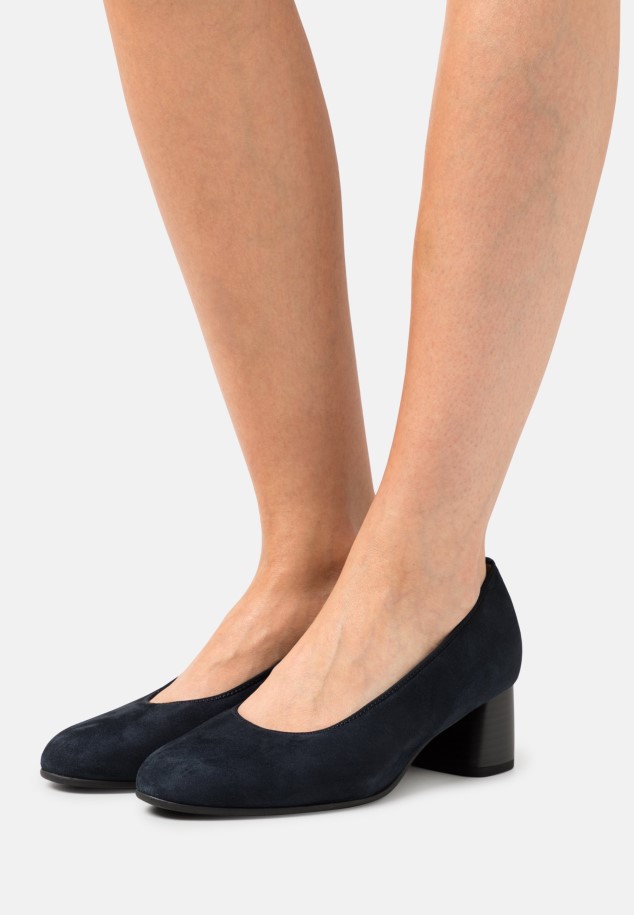 Dark Blue Gabor Classic Heels