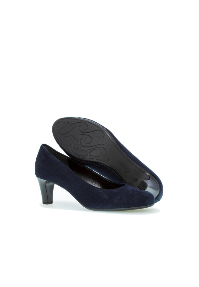 Dark Blue Gabor Classic Heels